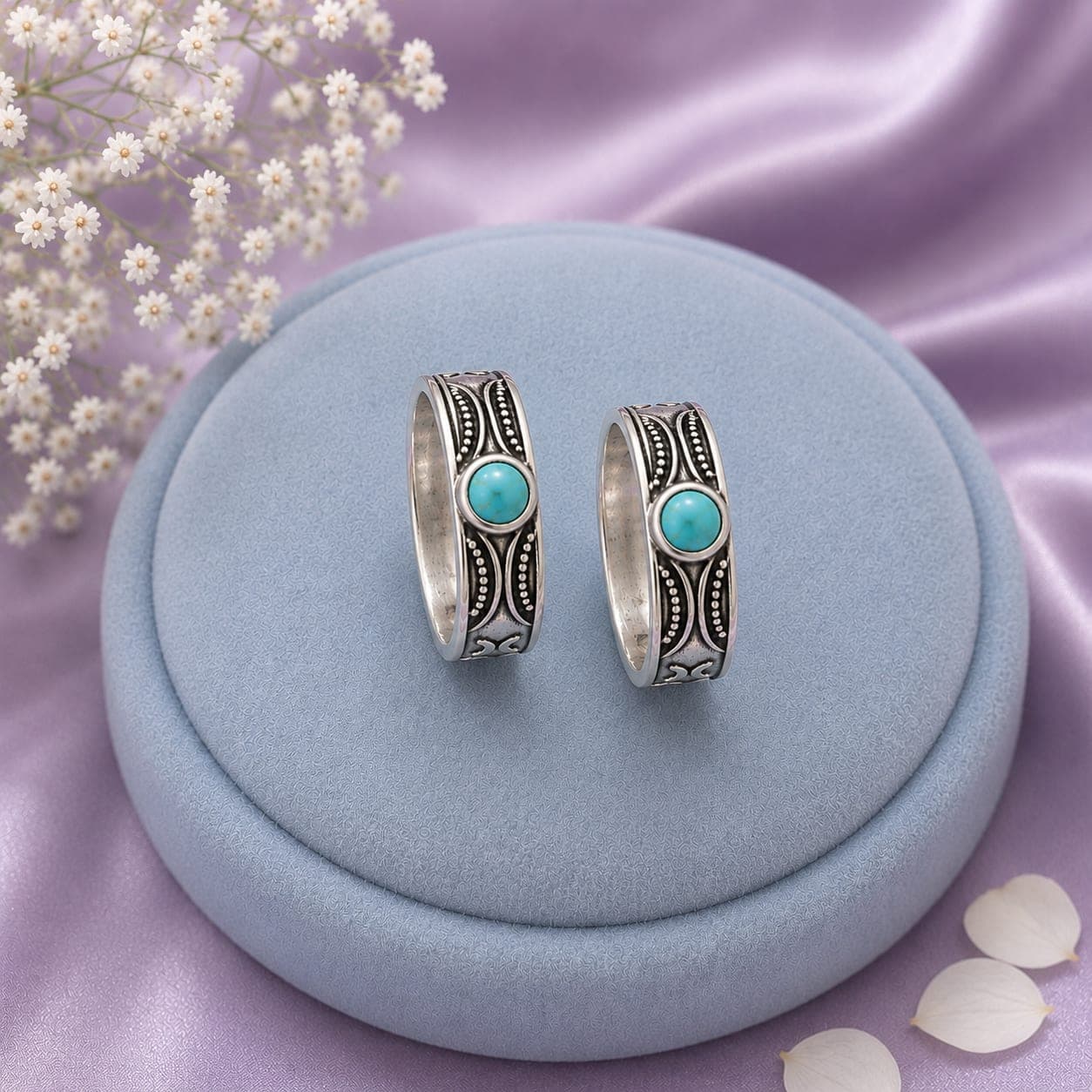 Turquoise Stone Toe Ring