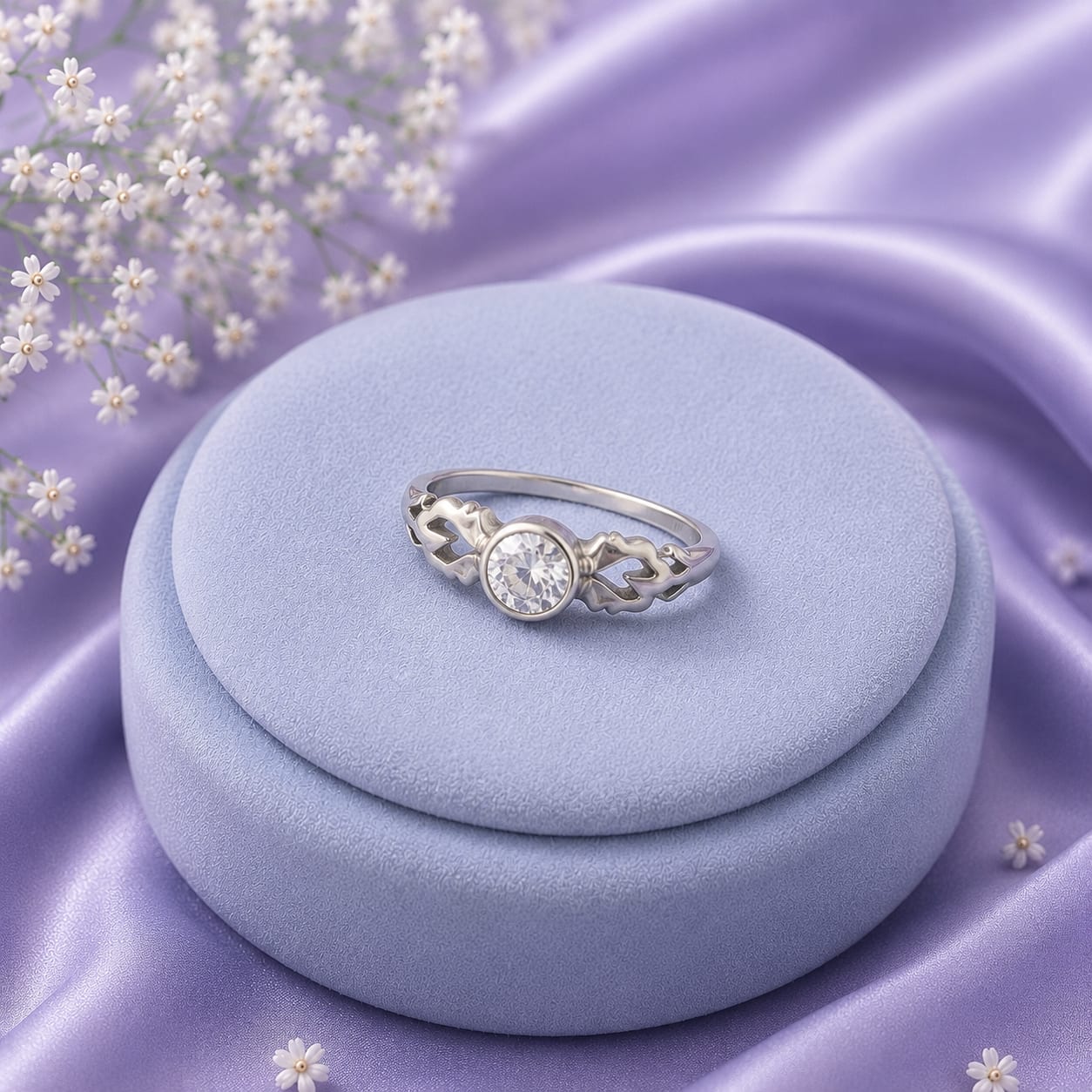 Moissanite Ring